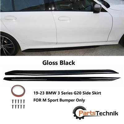 For 2019-2023 BMW 3-Series G20 M340i M Sport Bumper MP Style Side Skirts LH & RH Foto 1 de 4