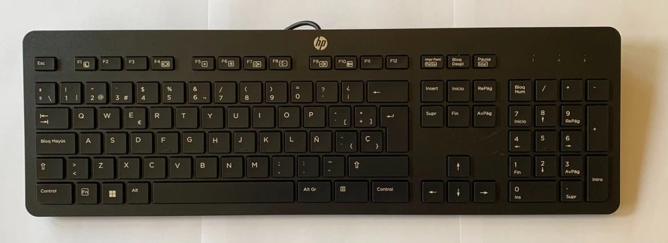 HP Spanish Keyboard USB Spanish layout Computer Language Keyboards - Image 1 of 4