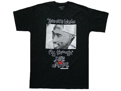Camiseta Masculina Tupac "You Are Kinda Fly Though" Justiça Poética NOVA - Imagem 1 de 2