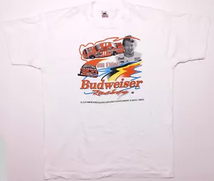 Vintage FRUIT OF THE LOOM Bill Elliott Budweiser Racing NASCAR T-Shirt 1990er XL - Bild 1 von 6