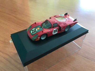 Alfa Romeo 33/2 Giunti " Nami Galli " Le Mans 1968 1:43 Kit Resina Ya Montato - Immagine 1 di 4