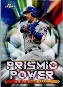 2021 Topps Chrome #PP-6 Willson Contreras Prismic Power - Picture 1 of 2