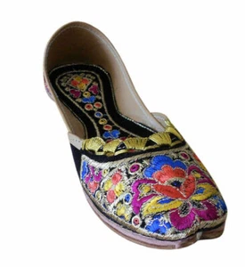 Mojaries Punjabi Women Shoes Indian Jutti Handmade Jutties khussa Mojari US 7.5 - Picture 1 of 7