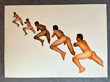 70x50cm Kunstwerk Schöne Collage T.Platzek 1991 Mann Gay Akt Nackt Erotik Foto B