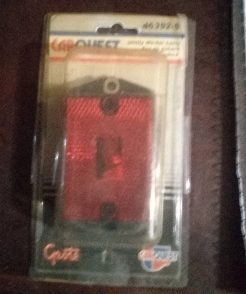 New Car Quest 46392-5 Red Rectangular Utility Marker Light - Image 1 of 1