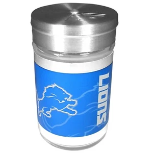 Coctelera de condimento Detroit Lions Glass Tailgater ¡Con licencia de la NFL! - Imagen 1 de 4