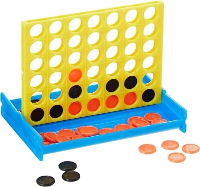 Mini 4 in a Row Game Children's Toy Party Bag Xmas Kids Stocking Fillers - Image 1 of 4