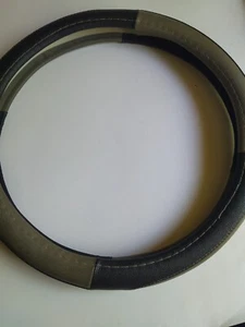 Lenkradbezug COFIT Anti-Rutsch, atmungsaktiv, Grau-Schwarz - Bild 1 von 5