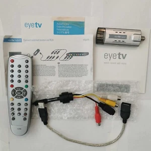 Eyetv Hybrid Elgato TV Stick Mac PC HDTV & Analog TV Complete W/Apple A1156 Rem - Picture 1 of 11