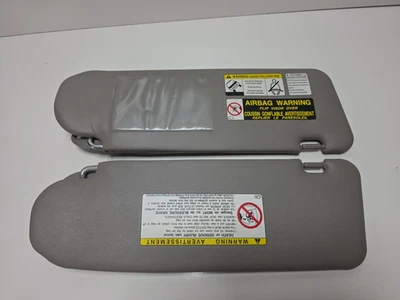 01-04 Toyota Tacoma VINILO GRIS PARASOLES PARASOL PAR IZQUIERDA Y DERECHA OEM Foto 1 de 4