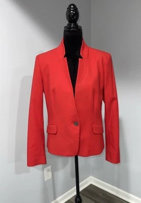 Blazer vermelho LOFT jaqueta terno sob medida tamanho 10 - Imagem 1 de 4