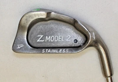 //Z Modelo 2 - Punto Negro Acero Inoxidable 22* #4 Hierro - Derecha - Para hombres - Rígido - Acero #F19 Foto 1 de 4