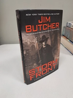 Storm Front  Jim Butcher 1st edition 4th print Dresden Files Hardcover    131 - Image 1 of 4
