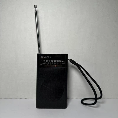 Altavoz integrado radio FM/AM de bolsillo portátil Sony ICF-P26 PROBADO Foto 1 de 4