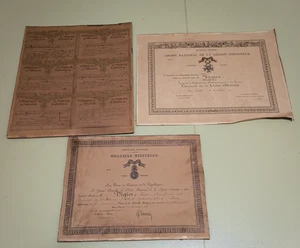 LOT DIPLOME CITATION WW1 TIRAILLEUR ALGERIENS 7 REGIMENT MARCHE MEDAILLE LEGION - Picture 1 of 8