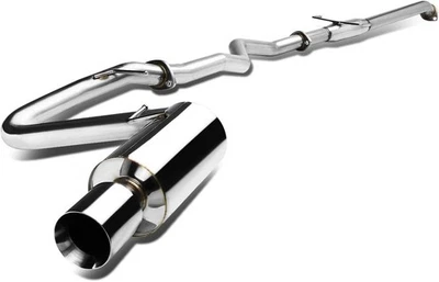 Silenciador de punta enrollada de 4" sistema de escape Catback para 05-10 Scion tC VVTi 2AZ 2,4 L Foto 1 de 4