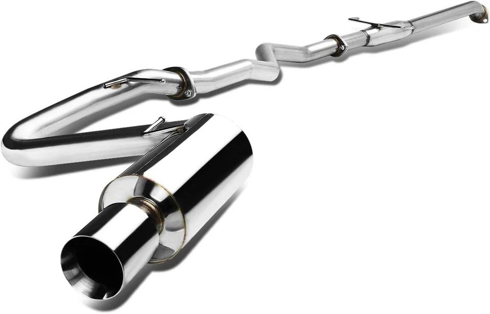 Silenciador de punta enrollada de 4" sistema de escape Catback para 05-10 Scion tC VVTi 2AZ 2,4 L Foto 1 de 1