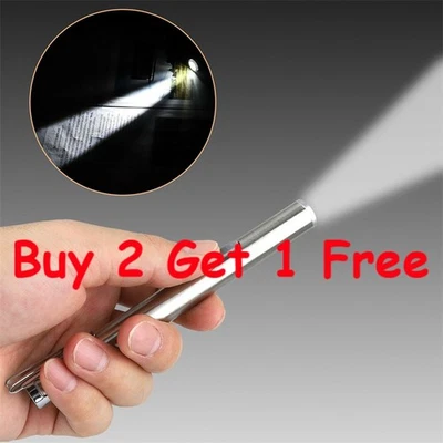 US 10000Lumens Portable Super Bright LED USB Rechargeable Pen Pocket Torch Lamp - Image 1 of 4