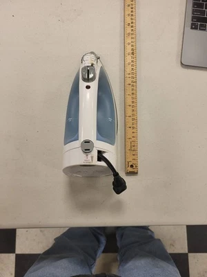 Sunbeam Steam Master Plancha Hogar Ropa Tela Vapor Prensa Aparato Blanco Azul Foto 1 de 4