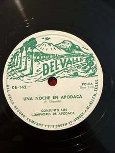 Latin 78 Del Valle Los Compadres De Apodaca VG+ Spanish Mexican Corrido Tejano - Picture 1 of 4