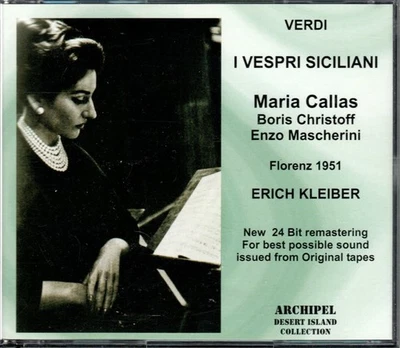 VERDI - I VESPRI SICILIANI - CALLAS - CHRISTOFF - MASCHERINI - KLEIBER - 1951 - Image 1 of 2