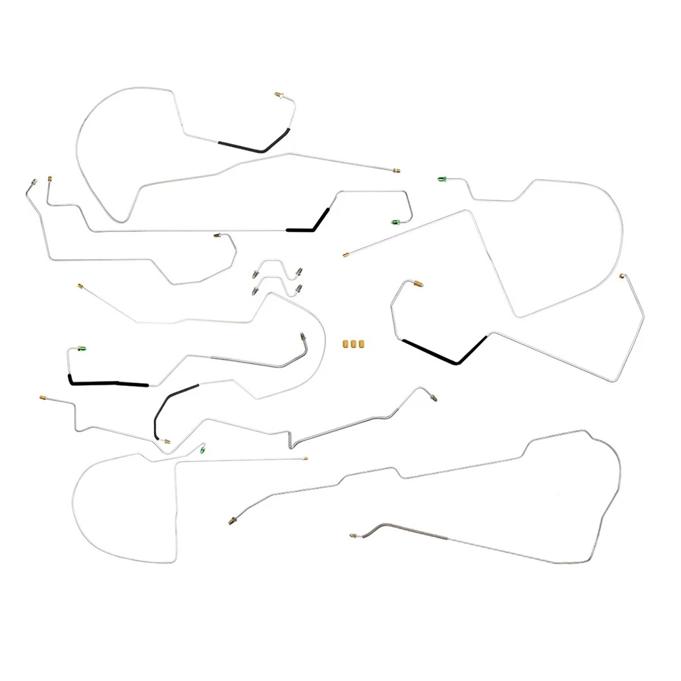 Brake Line Kit Side ABS TC Complete Kit 1996-99 Oldsmobile 88 98 Regency OE 13pc - Image 1 of 4