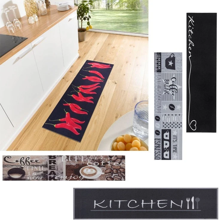 Bodenmatte Küchenmatte 50x150 cm Design Vorleger Küche Anti-Rutsch Matte Läufer - Bild 1 von 1