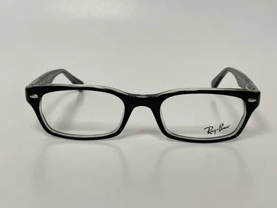 Authentic Ray Ban RX 5150 2034 Black Plastic Rectangle Mens Eyeglasses 50mm Lens - Image 1 of 4