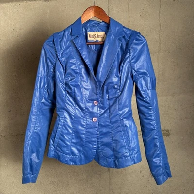 Chaqueta glamurosa ajustada retro gris hormiga de colección para mujer talla 6 hecha en EE. UU. Foto 1 de 4