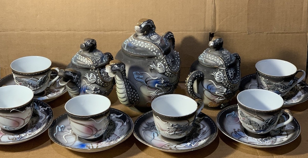 江戸期　骨董　茶器セット perfect condition! 江戸期骨董茶器セット perfect condition!