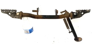 Yamaha TTR90 TTR90E TT-R90E Front Foot Rest Pegs Mount Bracket OEM W/ kickstand - Picture 1 of 6
