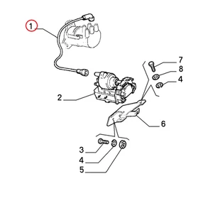 CAVO ELETTRICO CENTRALINA ACCENSIONE FIAT CROMA ORIGINALE 7731858 - Picture 1 of 1
