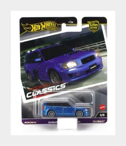 MATTEL HOT WHEELS FPY86-976E-HRV74 SUBARU - FORESTER STI 2007 - BLUE MET - 1/64 - Immagine 1 di 1