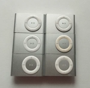 Apple iPod Shuffle Silber 1Gb Gen 2 A1204 6 Stück für Teile oder Reparatur - Bild 1 von 4