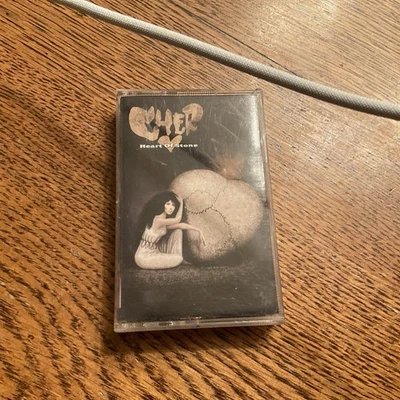 CHER Cassette Tape 80s Rock Pop HEART OF STONE IF I COULD TURN BACK TIME - Image 1 of 2