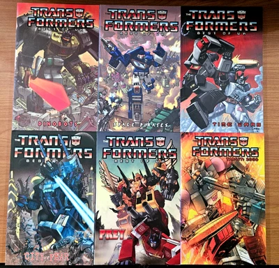 Transformers Classics Великобритании TPB лот из 6 - том 1 2 3 4 5 + 2006 (2011) IDW - Изображение 1 из 4
