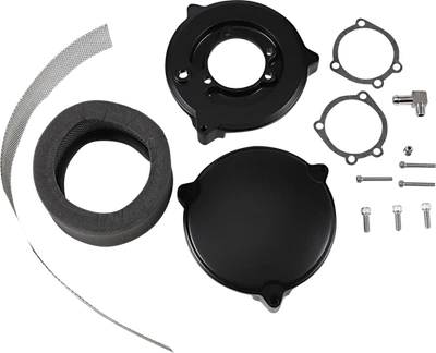 Kit de filtro de filtro de aire Drag Specialties Black Dragtron II para Harley 1988-2006 Foto 1 de 2