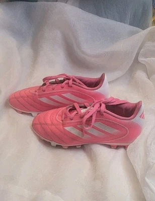 Adidas Rosa Botines de Fútbol Niñas Talla 1 Goletto Caliente Rosa Zapatos Deportes Regalo Foto 1 de 4