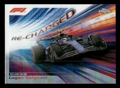 2024 Topps Chrome Formula 1 #RECH-20 Logan Sargeant Re-Charged Williams - Image 1 of 2