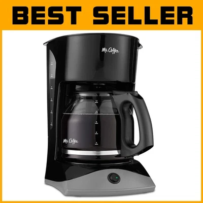 User-Friendly Black Coffee Maker, 12 Cups - Image 1 of 4