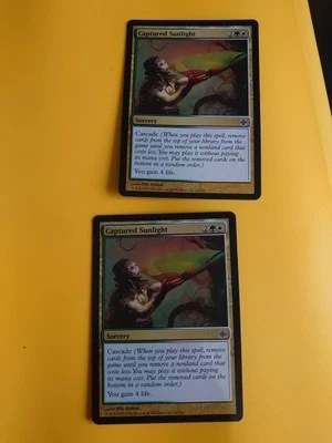 Captured Sunlight x2 Alara Reborn. Magic the Gathering FOIL x2  Card. - Image 1 of 4