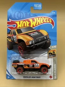 Toyota Tundra 100 Off-Road Truck Hot Wheels 2021-004 Baja Blazers - Picture 1 of 6