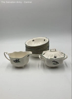 Johnson Brothers象牙色陶瓷光泽餐具厨具餐具套装 — 第 1/4 张图片