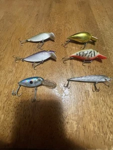 Lot Of 6: Thin Fin, Renegade, Pre-Rapala Storm - Picture 1 of 5