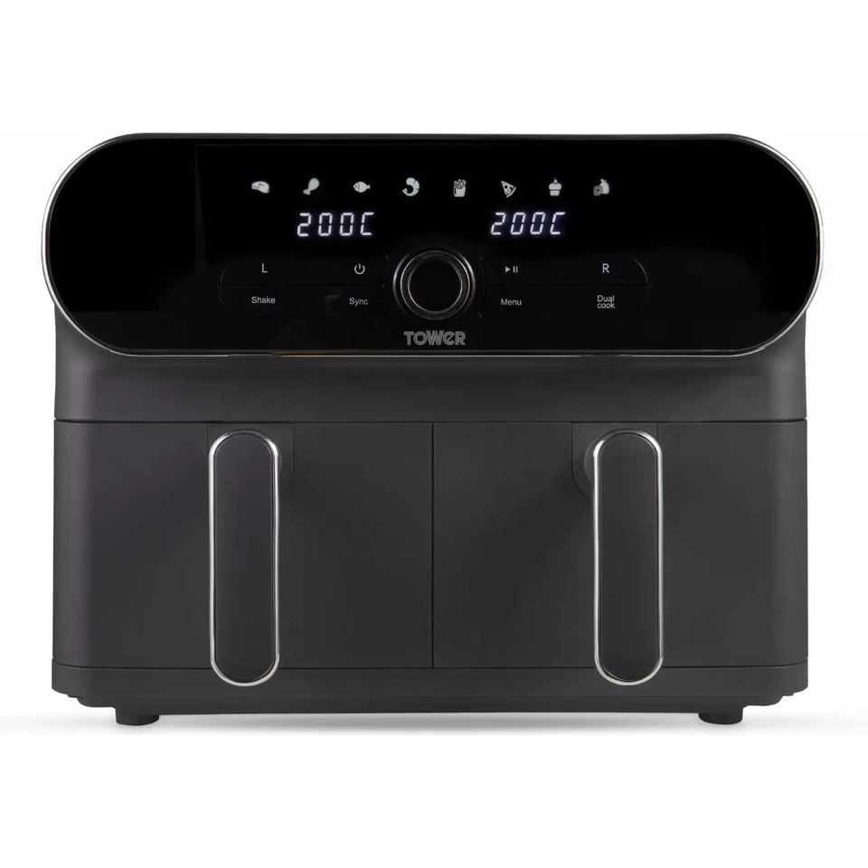 Tower T17138 Elite 10.4L Dual Air Fryer Digital Display with Touch Screen - Image 1 of 1