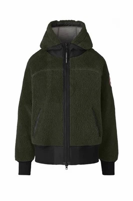 NWT Authentic Canada Goose Women’s Simcoe Hoody Fleece Jacket Dark Sage Size : M - Image 1 of 4