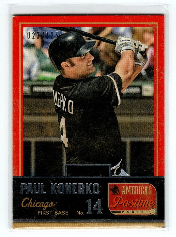 2013 Panini America's Pastime #54 Paul Konerko /125 (ref 199793) - Image 1 of 1
