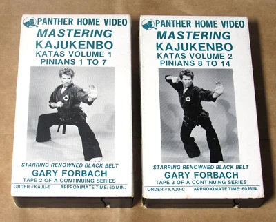 Mastering Kajukenbo KATAS Pinians Martial Arts VHS Panther Video Gary Forbach - Image 1 of 4