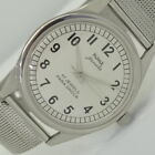 Old Hmt Janata Winding Indian Mens Mechanical White Dial Watch 007-A412642-3