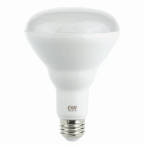GW Light Bulbs 65W Equivalent BR30 LED BulbsSoft White 3000K Dimmable 1 Pack - Picture 1 of 2